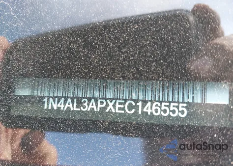 2014 Nissan Altima 2.5 S from USA, damaged, VIN 1N4AL3APXEC146555